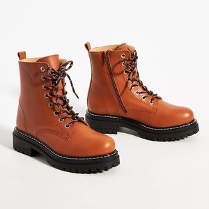 NWT Anthropologie Harvest Hiker Boots
